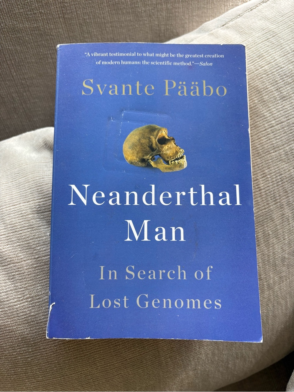 Free with purchase - Neanderthal Man paperback